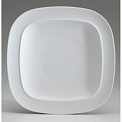 Denby White Collection Square Dinner Plate