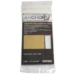 Anchor 2 inch By 4.25 inch Hardened Glass Gold Filter Plate Contrast 10