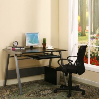InRoom Designs Workstation Computer Desk and Chair Set 2837/M009