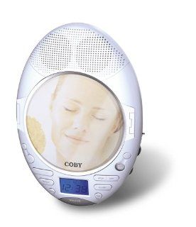 Coby CDSH287 AM/FM Alarm Clock Shower Radio with Stereo CD Player (Discontinued by Manufacturer) Electronics