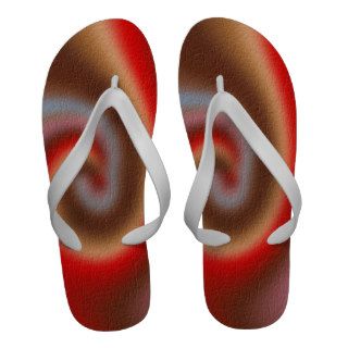 Colorful abstract pattern Flip Flops