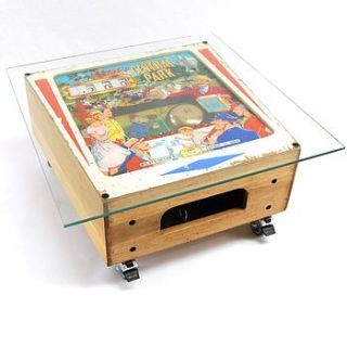 vintage gottlieb pinball coffee table by something or other
