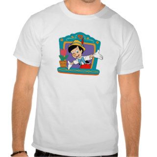 Pinocchio Pinocchio in a frame logo Disney Shirts