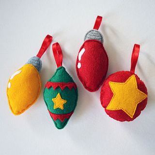 make your own christmas decorations kit by sarah hurley designs