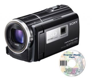 Sony HDR PJ260V 16GB Full HD Projector Camcorder Bundle —