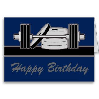 Bodybuilder Happy Birthday Cards