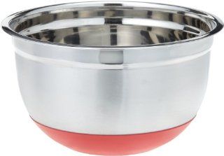ExcelSteel 298 5 Quart Stainless Steel Non Skid Base Mixing Bowl Kitchen & Dining
