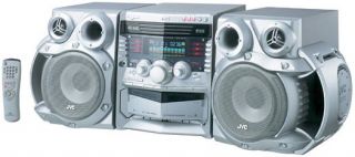 JVC 360 watt Mini System with 3 disc CD/ Player (Refurbished) JVC Mini Stereo Systems