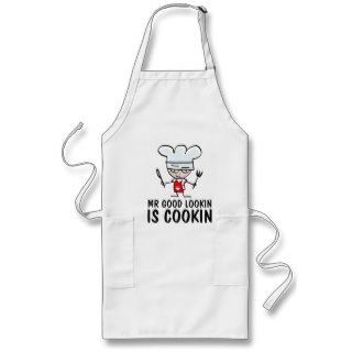 Mr good looking is cooking apron for men