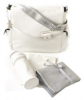 Kalencom Ozz Iridescent New Flap Bag, Cream  Diaper Tote Bags  Baby