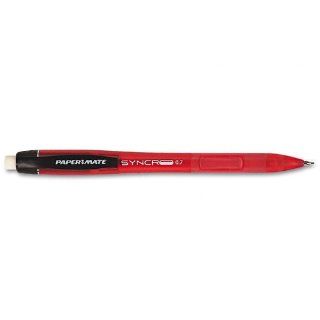 Syncro™ Mechanical Pencil, .7mm, Red Barrel (PAP25604) Category Mechanical Pencils  Papermate Syncro Pencil 