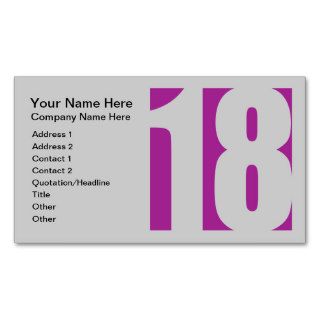 Square No. 18 Graphic Business Card Templates