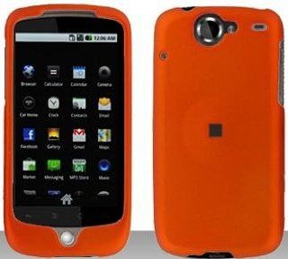 TRENDE   Orange Hard Snap On Case Cover Faceplate Protector for HTC Nexus One T Mobile + Free Texi Gift Box Cell Phones & Accessories