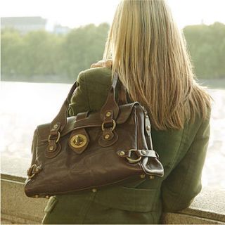 'claudia' italian leather handbag by maxwell scott leather goods
