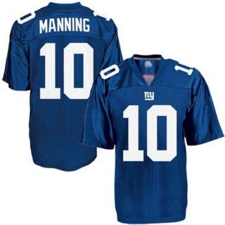 New York Giants #10 Eli Manning Blue Jersey Sizes 48 56  Sports Fan Jerseys  Sports & Outdoors