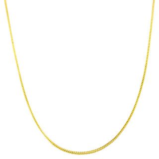 Fremada 14k Yellow Gold Square Foxtail Chain (16   20 inch) Fremada Gold Necklaces