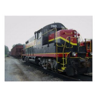 Arkansas and Midland Railroad Locomotive Posters