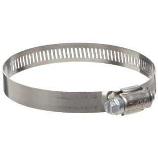 Ideal 57 SeriesStainless Steel 201/301 Worm Gear Hose Clamp, 2 1/2" Clamp ID, 3 1/2"Clamp OD, 1/2" Band Width, Pack Of 10