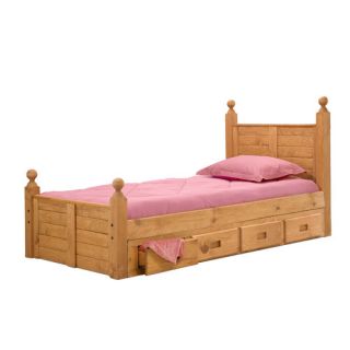 Twin Panel Bed with Storage