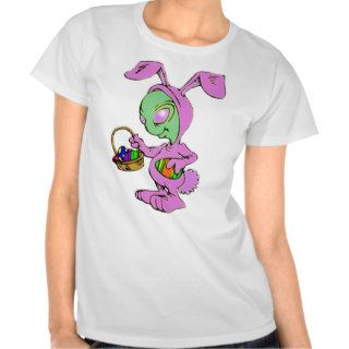 Novelty Easter Bunny Alien Design Shirt