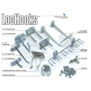 Triton Products LocHooks 46-Pc. Assortment Kit, Model# LH1-KIT  Mounting Accessories