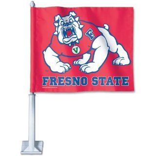 Fresno State Bulldogs Car Flag  Sports Fan Automotive Flags  Sports & Outdoors