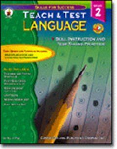 Teach & Test Language   Grade 2 by Carson Dellosa Toys & Games