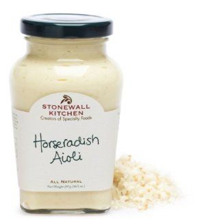 Stonewall Kitchen Aioli, Horseradish, 10.25 Ounce  Garlic Spices And Herbs  Grocery & Gourmet Food