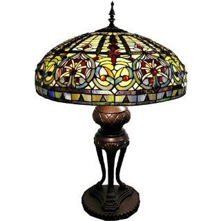 Tiffany Style Emperor Table Lamp    