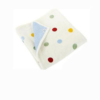 two polka dot guest towels and free wash mitt by fifty one percent