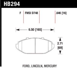 Hawk Performance HB294F.646 HPS Performance Ceramic Brake Pad Automotive