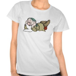 Snow White & the 7 Dwarfs' Sleepy Sketch Disney T Shirts