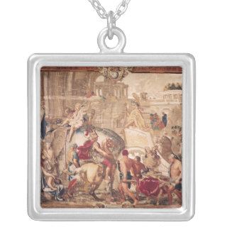 Entrance of Alexander III  the Great into Personalized Necklace