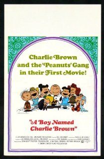 A BOY NAMED CHARLIE BROWN * PEANUTS MOVIE POSTER 1969 Entertainment Collectibles