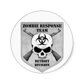 Zombie Response Team Detroit Division Sticker