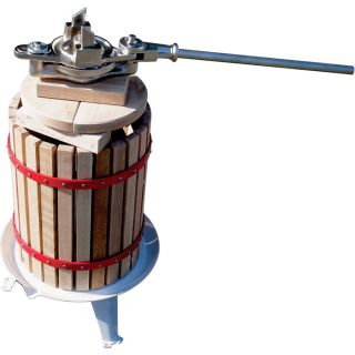 4-Gallon Double Ratchet Fruit and Wine Press  Fruit Crushers, Juicers   Wine Presses