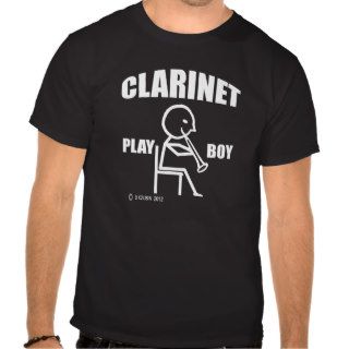 Clarinet Play Boy T shirt