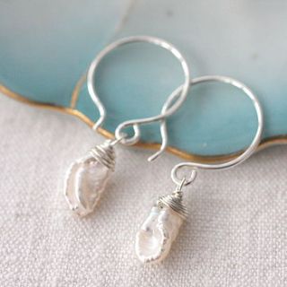 keshi pearl earrings by magpie living