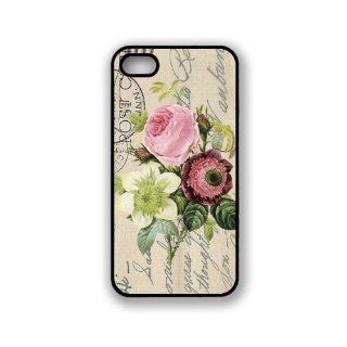 CellPowerCasesTM Roses Vintage Postcard iPhone 5 Case   Fits iPhone 5 & iPhone 5S Cell Phones & Accessories