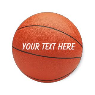 Personalized Basketball Sticker