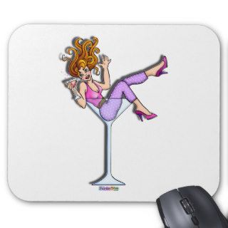 Mousepad   Girl In a Martini Glass   Little Red
