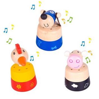 traditional farm animal sounds musical toy by sleepyheads