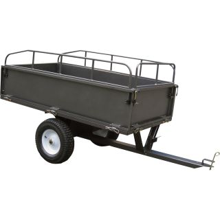Steel Dump Cart — 1200-Lb. Capacity, 17 Cu. Ft., Model# SP22125  Lawn   Garden Utility Trailers