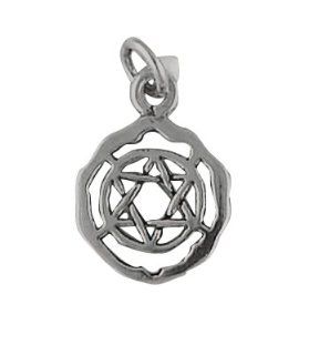 Sterling Silver Judaica Talisman Star of David Charm Pendant Women's Men's Religious Spiritual Jewelry Jewelry