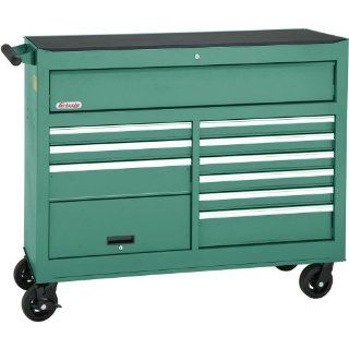 Grizzly H7742 53 Inch 11 Drawer Cabinet with Bulk Compartment   Tool Cabinets  