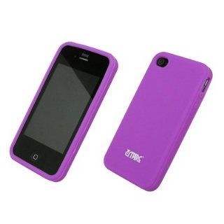 EMPIRE Purple Silicone Skin Case Cover for Verizon Sprint Apple iPhone 4 / 4S Cell Phones & Accessories