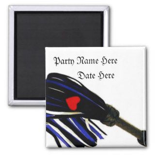 Custom Leather Whip Party Favors Magnets