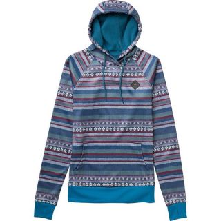 Burton Heron Pullover Hoodie Cerulean Woven Stripe   Womens 2014