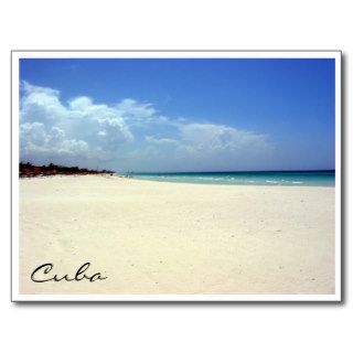varadero beach scene postcard