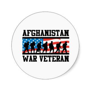 Afghanistan War Veteran Stickers